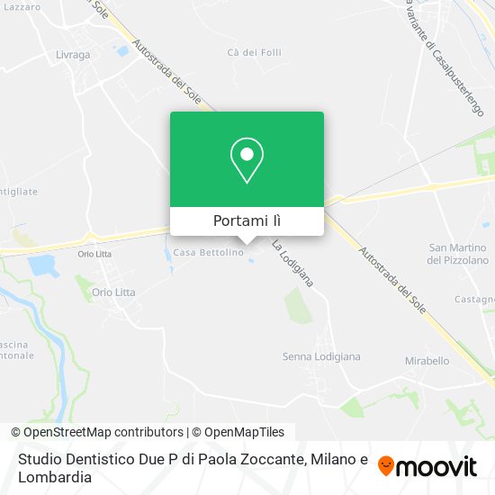 Mappa Studio Dentistico Due P di Paola Zoccante