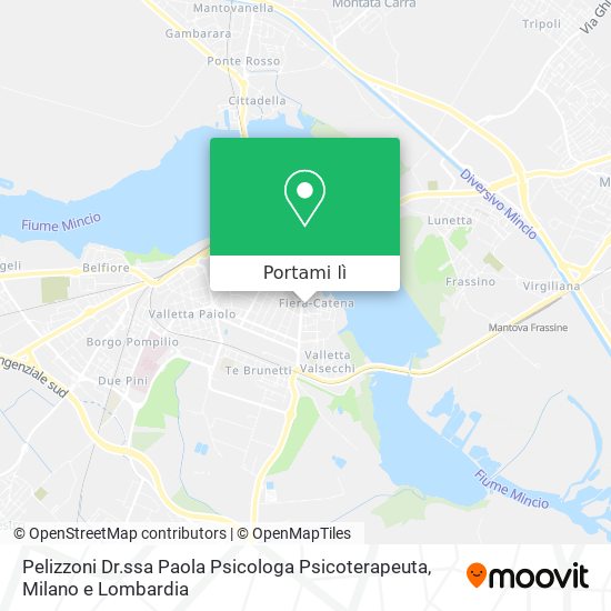 Mappa Pelizzoni Dr.ssa Paola Psicologa Psicoterapeuta