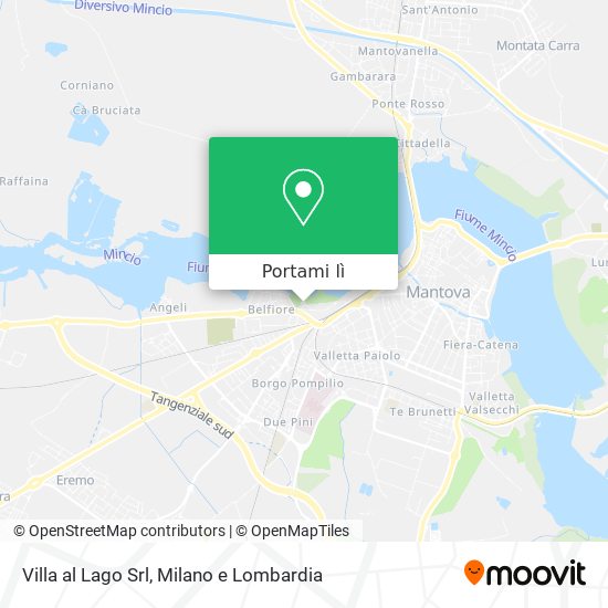 Mappa Villa al Lago Srl