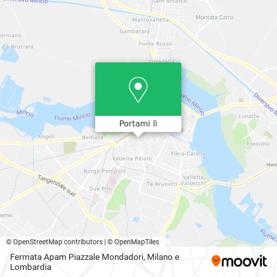 Mappa Fermata Apam Piazzale Mondadori