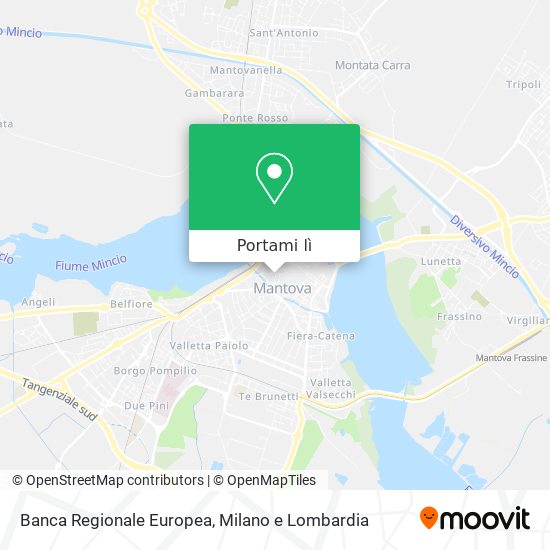 Mappa Banca Regionale Europea