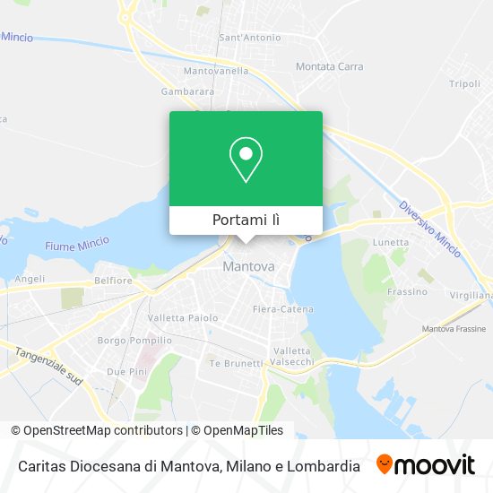Mappa Caritas Diocesana di Mantova