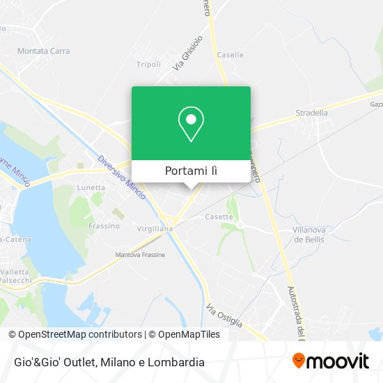 Mappa Gio'&Gio' Outlet
