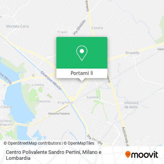 Mappa Centro Polivalente Sandro Pertini