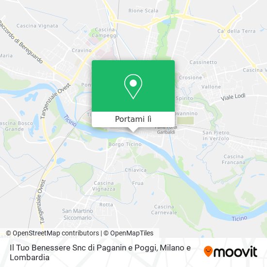 Mappa Il Tuo Benessere Snc di Paganin e Poggi