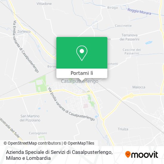 Mappa Azienda Speciale di Servizi di Casalpusterlengo