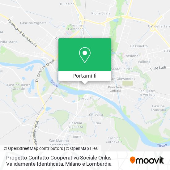 Mappa Progetto Contatto Cooperativa Sociale Onlus Validamente Identificata