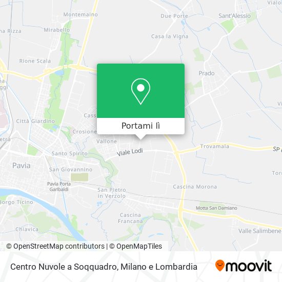 Mappa Centro Nuvole a Soqquadro