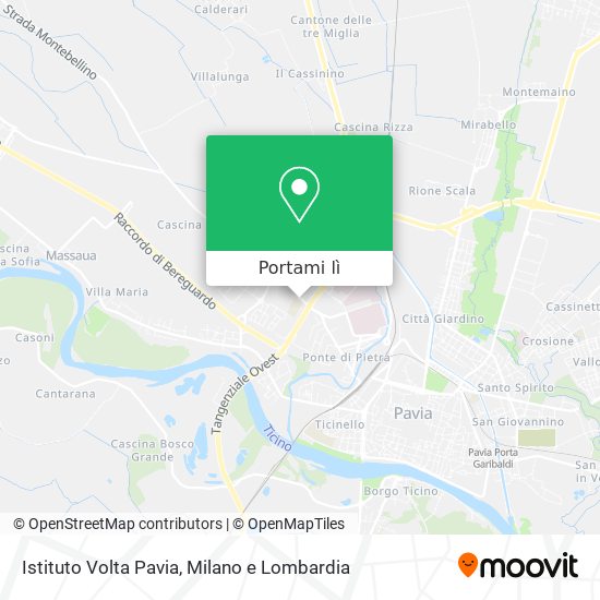 Mappa Istituto Volta Pavia