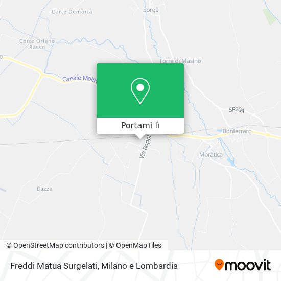 Mappa Freddi Matua Surgelati