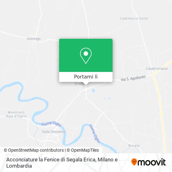Mappa Acconciature la Fenice di Segala Erica