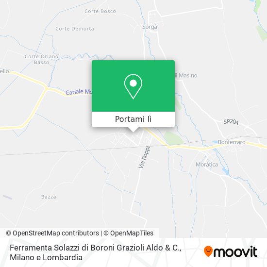 Mappa Ferramenta Solazzi di Boroni Grazioli Aldo & C.