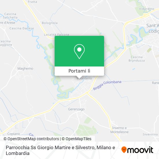 Mappa Parrocchia Ss Giorgio Martire e Silvestro