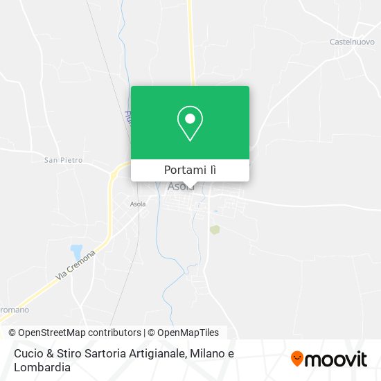 Mappa Cucio & Stiro Sartoria Artigianale