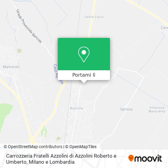 Mappa Carrozzeria Fratelli Azzolini di Azzolini Roberto e Umberto