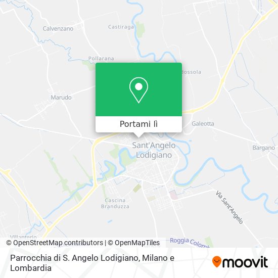 Mappa Parrocchia di S. Angelo Lodigiano