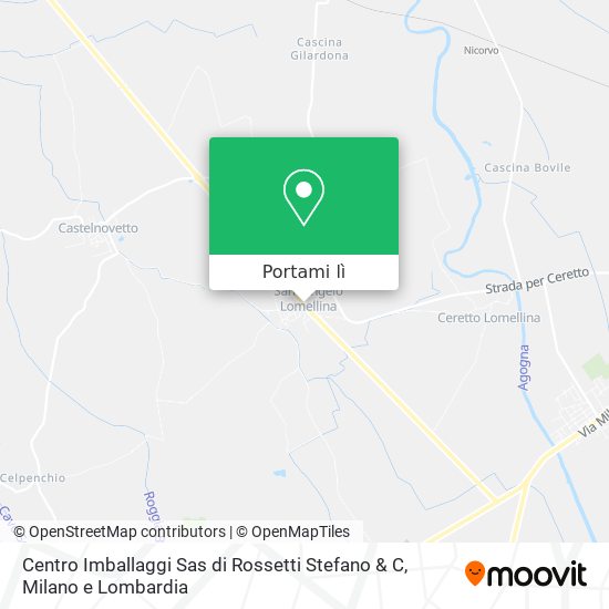 Mappa Centro Imballaggi Sas di Rossetti Stefano & C