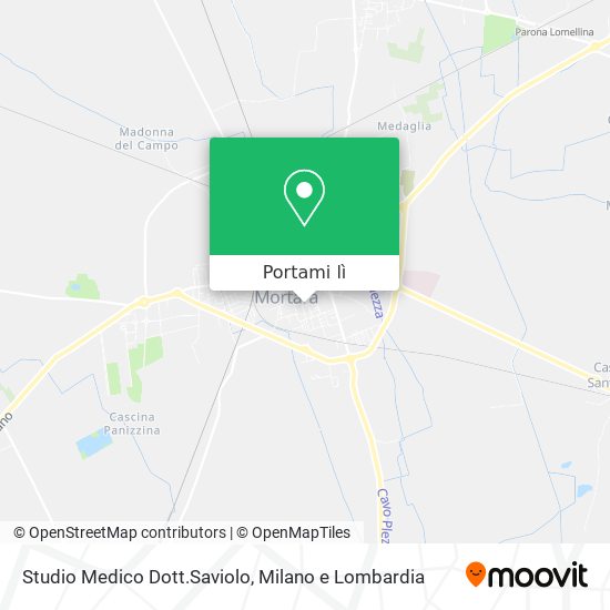 Mappa Studio Medico Dott.Saviolo