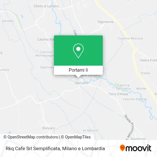 Mappa Rkq Cafe Srl Semplificata