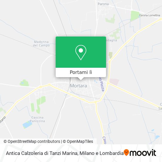 Mappa Antica Calzoleria di Tanzi Marina