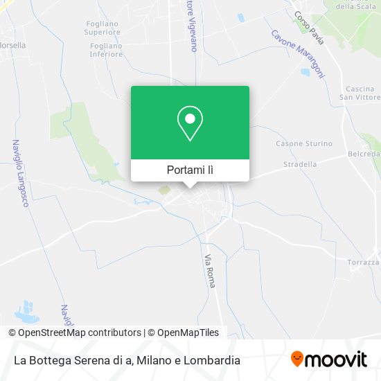 Mappa La Bottega Serena di a
