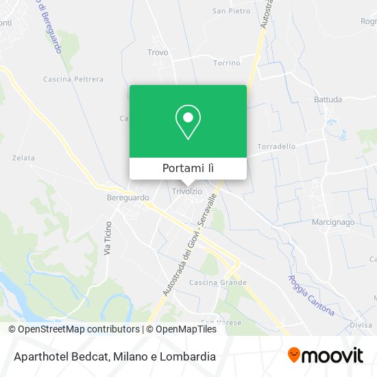 Mappa Aparthotel Bedcat