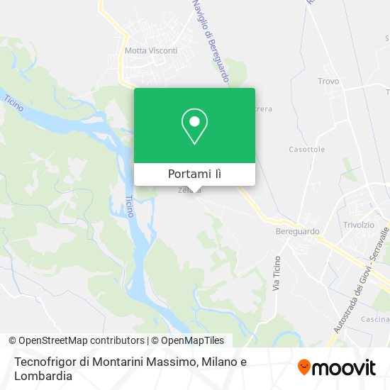 Mappa Tecnofrigor di Montarini Massimo