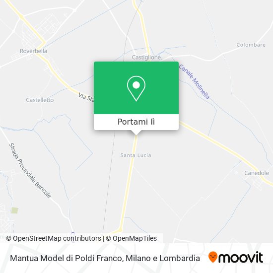 Mappa Mantua Model di Poldi Franco
