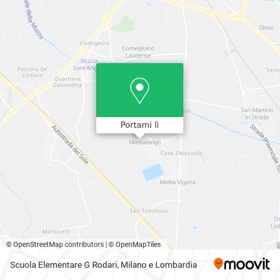 Mappa Scuola Elementare G Rodari