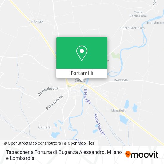 Mappa Tabaccheria Fortuna di Buganza Alessandro