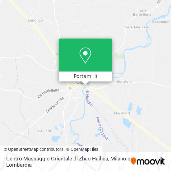 Mappa Centro Massaggio Orientale di Zhao Haihua