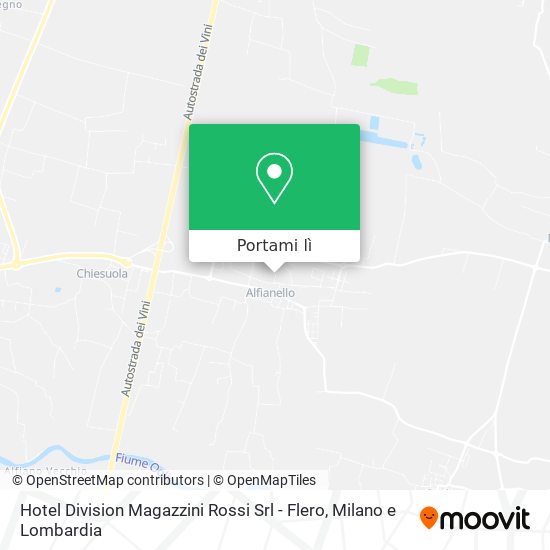 Mappa Hotel Division Magazzini Rossi Srl - Flero