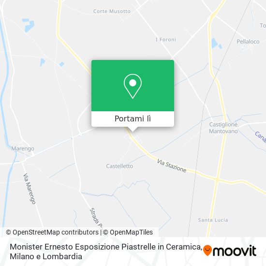 Mappa Monister Ernesto Esposizione Piastrelle in Ceramica