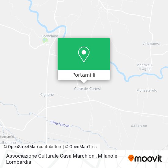 Mappa Associazione Culturale Casa Marchioni