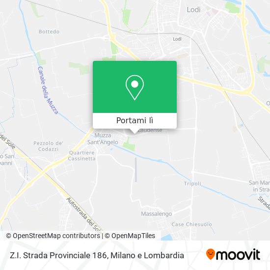 Mappa Z.I. Strada Provinciale 186