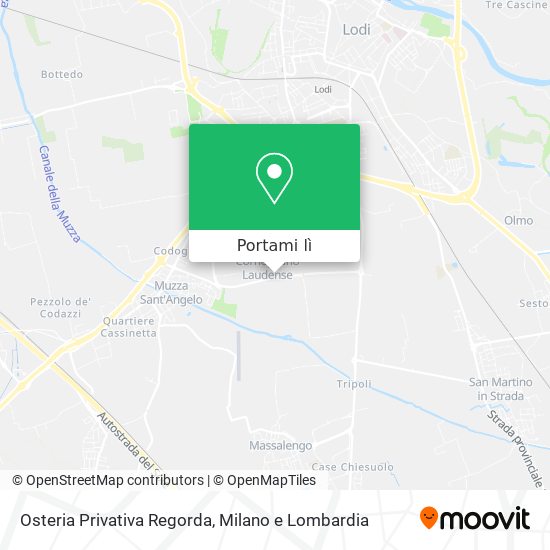Mappa Osteria Privativa Regorda