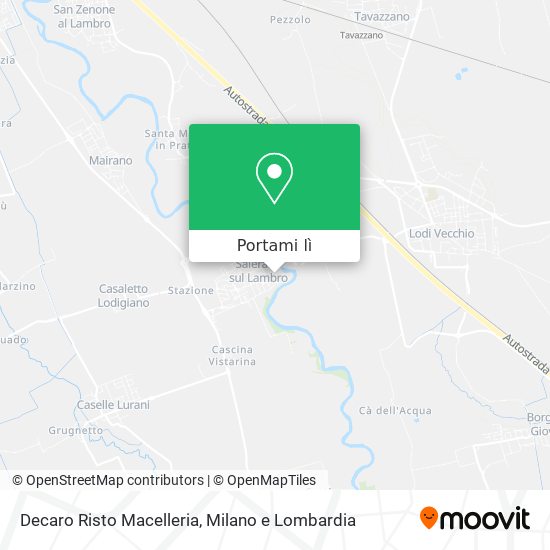 Mappa Decaro Risto Macelleria