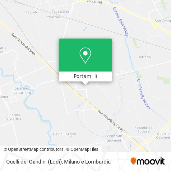 Mappa Quelli del Gandini (Lodi)
