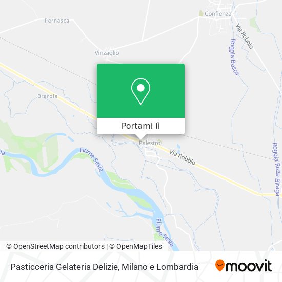 Mappa Pasticceria Gelateria Delizie