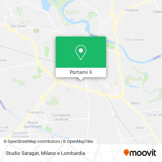 Mappa Studio Saragat