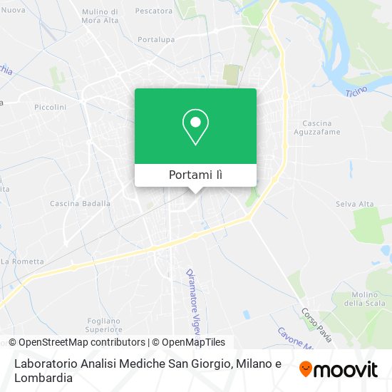 Mappa Laboratorio Analisi Mediche San Giorgio