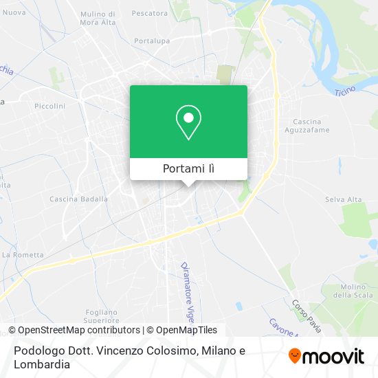 Mappa Podologo Dott. Vincenzo Colosimo