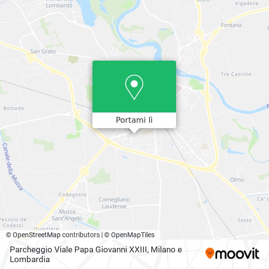 Mappa Parcheggio Viale Papa Giovanni XXIII