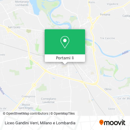 Mappa Liceo Gandini Verri