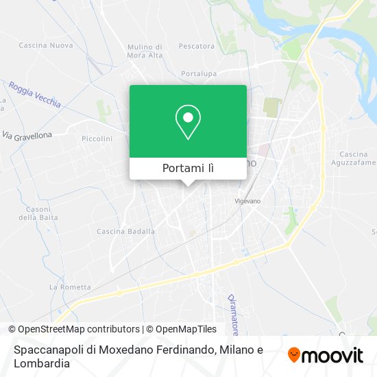 Mappa Spaccanapoli di Moxedano Ferdinando