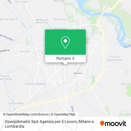 Mappa Openjobmetis SpA Agenzia per il Lavoro