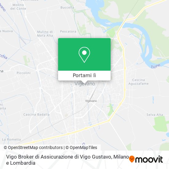 Mappa Vigo Broker di Assicurazione di Vigo Gustavo