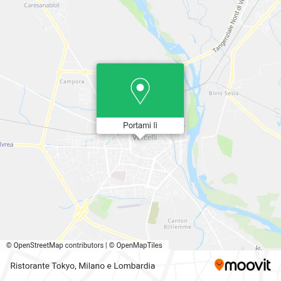 Mappa Ristorante Tokyo