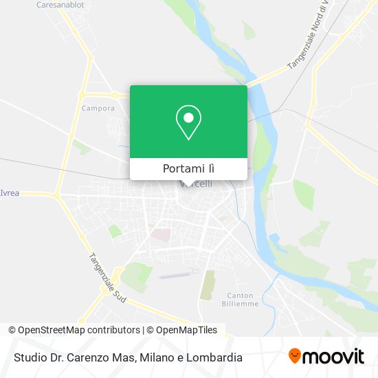 Mappa Studio Dr. Carenzo Mas