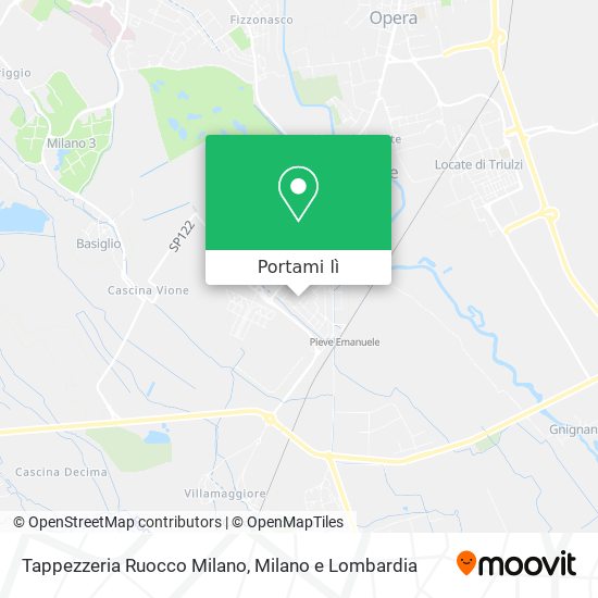 Mappa Tappezzeria Ruocco Milano